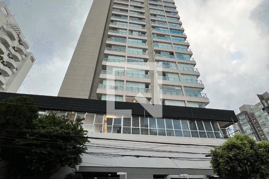 Fachada de apartamento para alugar com 1 quarto, 37m² em Indianópolis, São Paulo