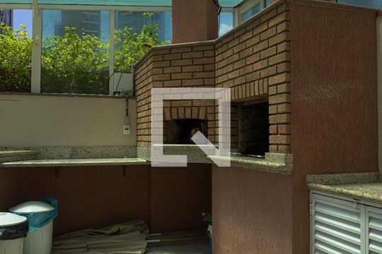 Área comum - Churrasqueira de apartamento à venda com 1 quarto, 104m² em Jardim, Santo André
