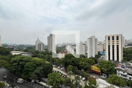 Vista da Varanda de apartamento à venda com 1 quarto, 100m² em Vila Clementino, São Paulo