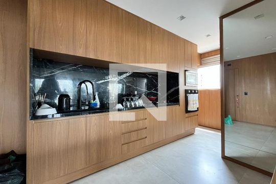 Cozinha de apartamento à venda com 1 quarto, 100m² em Vila Clementino, São Paulo