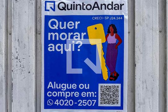Placa Instalada na Fachada de apartamento à venda com 3 quartos, 66m² em Jardim Alvorada, Santo André