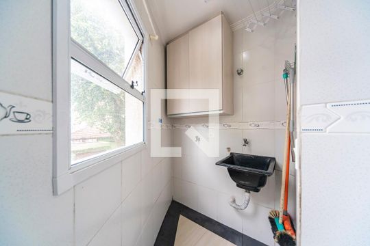 Área de Serviço de apartamento à venda com 3 quartos, 66m² em Jardim Alvorada, Santo André