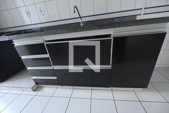 Cozinha - Armários de apartamento para alugar com 2 quartos, 62m² em Vila Brasilia, Goiânia