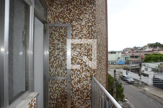 Varanda da Sala de apartamento à venda com 3 quartos, 65m² em Pilares, Rio de Janeiro