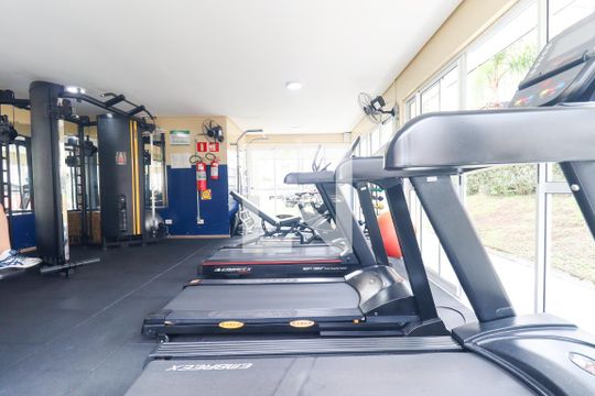 Área comum - Academia de apartamento para alugar com 2 quartos, 54m² em Capão Raso, Curitiba