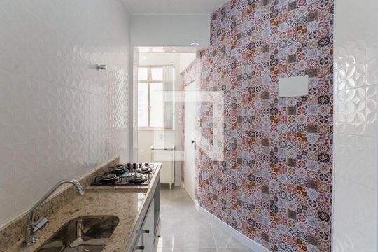 Cozinha de apartamento para alugar com 2 quartos, 50m² em Maracanã, Rio de Janeiro