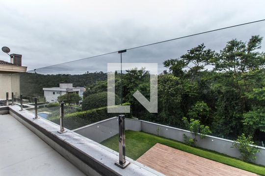 Varanda de casa de condomínio à venda com 5 quartos, 370m² em Residencial Tres (tambore), Santana de Parnaíba