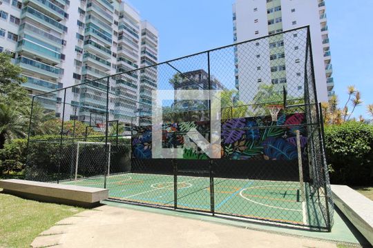 Área comum - Quadra de apartamento à venda com 2 quartos, 82m² em Barra da Tijuca, Rio de Janeiro