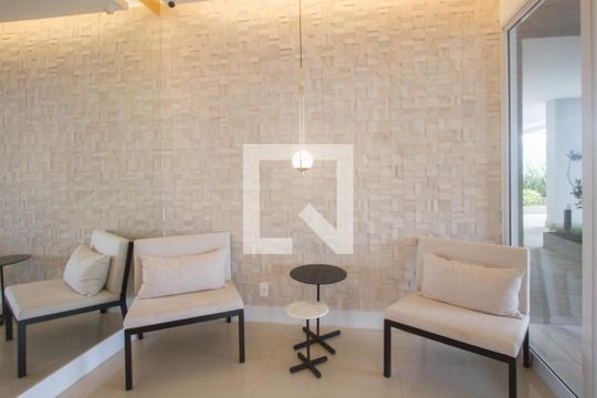 Hall de apartamento para alugar com 2 quartos, 64m² em Jardim Caravelas, São Paulo
