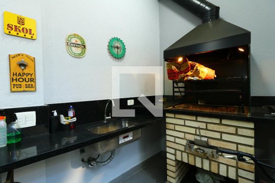 Área Comum - Churrasqueira de casa para alugar com 3 quartos, 357m² em Vila Vitoria, Santo André
