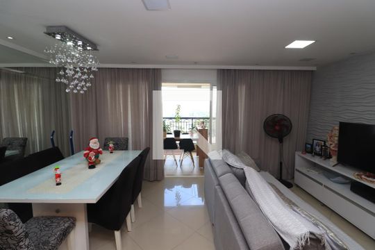 Sala de TV de apartamento à venda com 3 quartos, 96m² em Vila Gomes Cardim, São Paulo