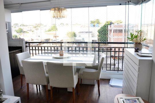 Varanda da Sala de apartamento à venda com 2 quartos, 65m² em Vila Mangalot, São Paulo