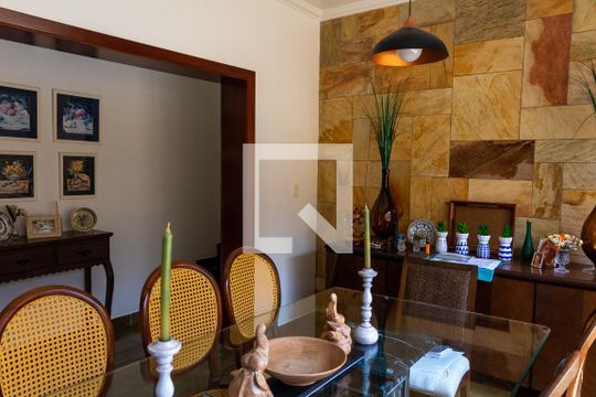 Sala de Jantar de casa à venda com 5 quartos, 611m² em Parque das Universidades, Campinas