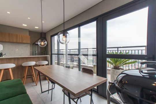 Área Gourmet de apartamento à venda com 1 quarto, 27m² em Tucuruvi, São Paulo