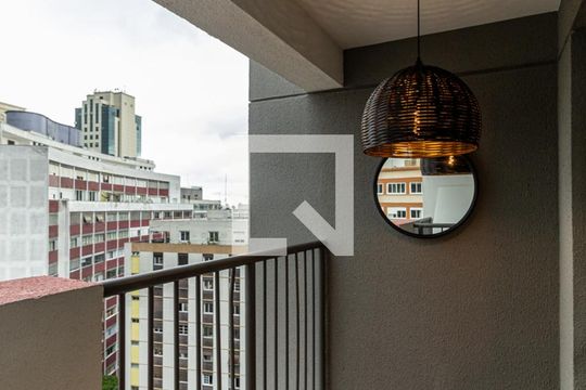 Varanda de apartamento para alugar com 1 quarto, 38m² em Consolação, São Paulo