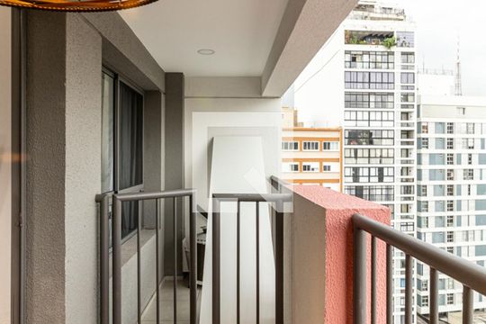 Varanda de apartamento para alugar com 1 quarto, 38m² em Consolação, São Paulo