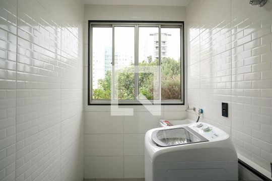 Área de Serviço de apartamento para alugar com 1 quarto, 48m² em Barcelona, São Caetano do Sul
