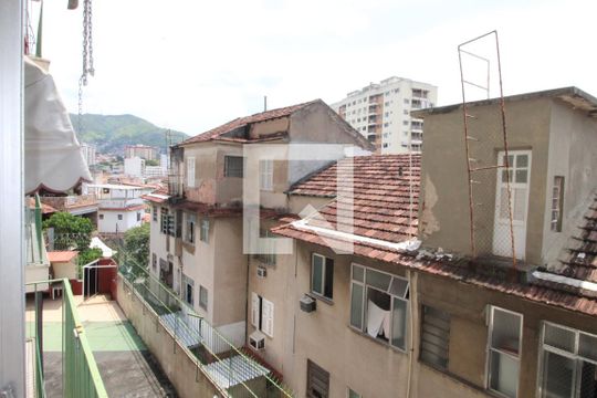 Varanda da Sala de apartamento para alugar com 1 quarto, 48m² em Méier, Rio de Janeiro