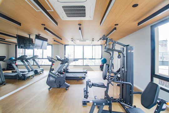 Área comum - Academia de apartamento à venda com 1 quarto, 30m² em Sumaré, São Paulo