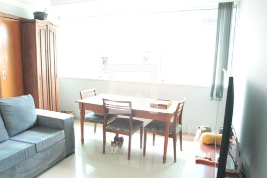 sala de apartamento à venda com 3 quartos, 130m² em Castelo, Belo Horizonte