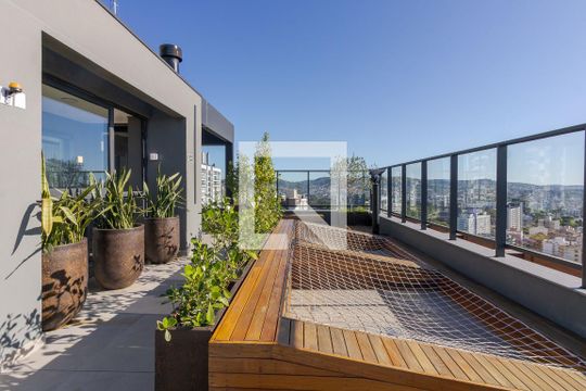Area Comum de kitnet/studio à venda com 1 quarto, 32m² em Petrópolis, Porto Alegre