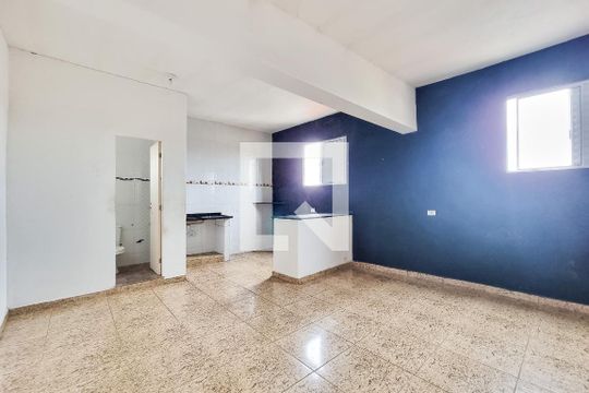 Sala / Suíte / Cozinha de kitnet/studio para alugar com 1 quarto, 40m² em Jardim Ismenia, São José dos Campos