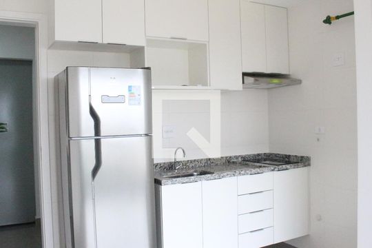 Cozinha de kitnet/studio para alugar com 1 quarto, 28m² em Jardim São Paulo, São Paulo