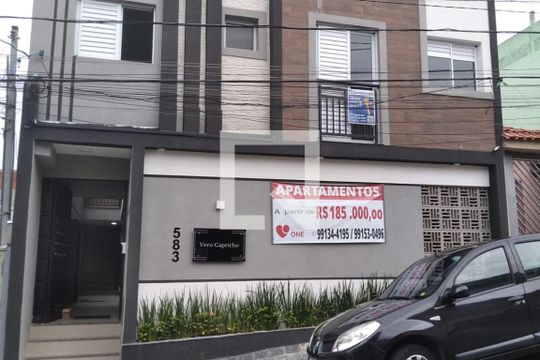 Fachada de apartamento à venda com 2 quartos, 42m² em Vila Nivi, São Paulo