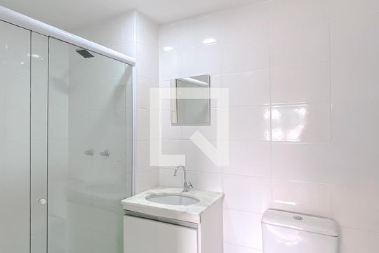 Banheiro da Suíte de apartamento à venda com 1 quarto, 34m² em Mooca, São Paulo