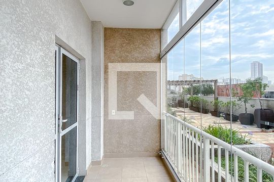 Varanda da Sala de apartamento à venda com 1 quarto, 34m² em Mooca, São Paulo