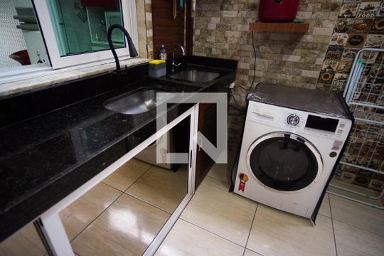Área de Serviço de casa à venda com 3 quartos, 180m² em Etelvina Carneiro, Belo Horizonte