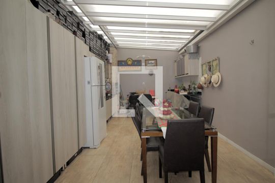 Área comum - Churrasqueira de casa à venda com 2 quartos, 80m² em Mato Grande, Canoas