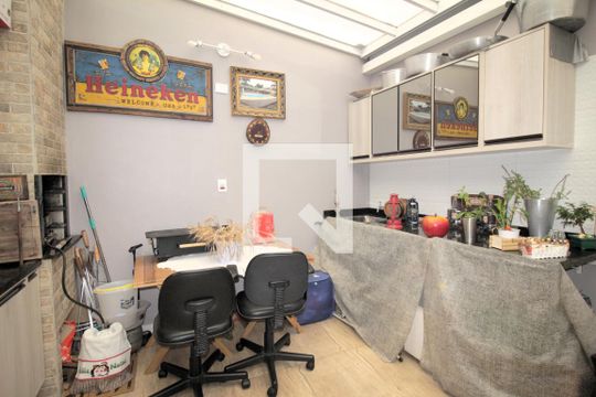 Área comum - Churrasqueira de casa à venda com 2 quartos, 80m² em Mato Grande, Canoas