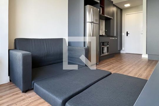 Sala de apartamento para alugar com 1 quarto, 39m² em Moema, São Paulo
