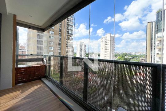 Varanda de apartamento para alugar com 1 quarto, 39m² em Moema, São Paulo