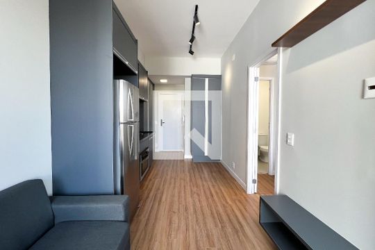 Sala de apartamento para alugar com 1 quarto, 39m² em Moema, São Paulo