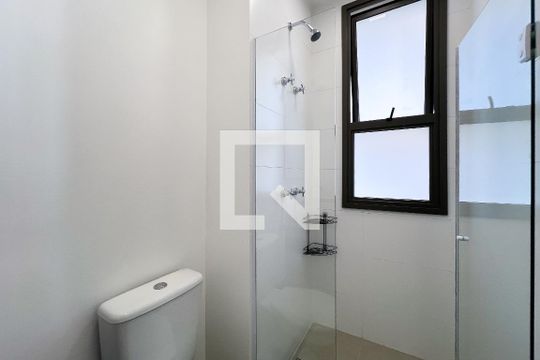 Banheiro da Suíte de apartamento para alugar com 1 quarto, 39m² em Moema, São Paulo