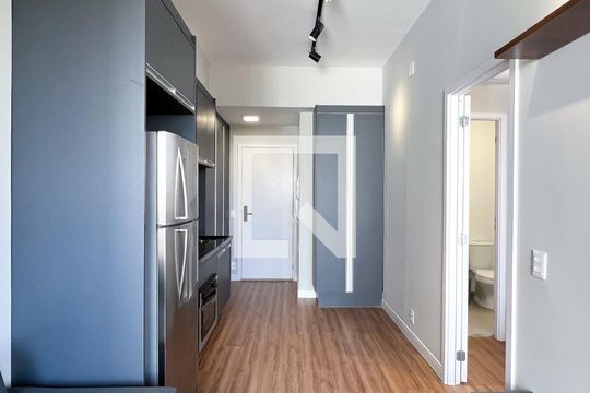 Sala de apartamento para alugar com 1 quarto, 39m² em Moema, São Paulo