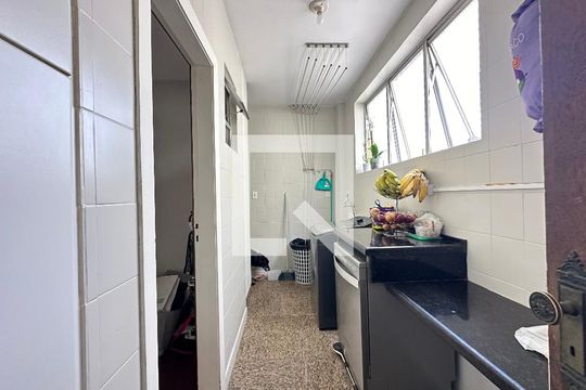 Área de Serviço de apartamento à venda com 4 quartos, 360m² em Santo Antônio, Belo Horizonte