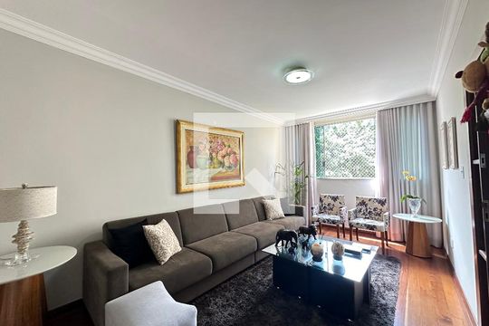 Sala de apartamento à venda com 4 quartos, 360m² em Santo Antônio, Belo Horizonte