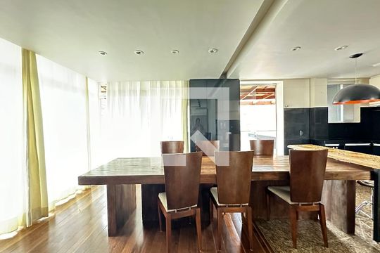 Sala de Jantar de apartamento à venda com 4 quartos, 350m² em Lourdes, Belo Horizonte