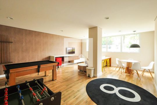 Área comum - Sala de Jogos de apartamento à venda com 2 quartos, 96m² em Pinheiros, São Paulo