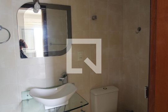 Banheiro da Suíte 1 de apartamento à venda com 3 quartos, 83m² em Vila Isolina Mazzei, São Paulo