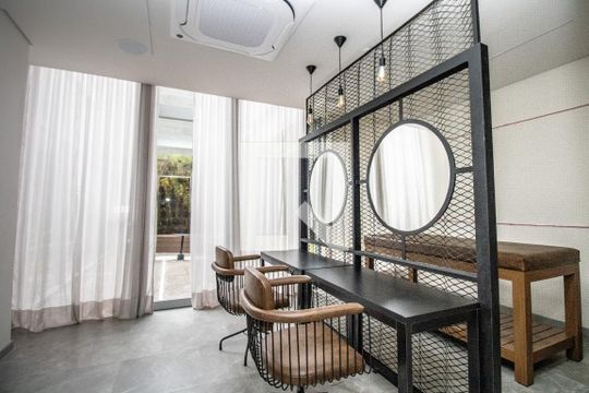 Área comum - Camarim  de kitnet/studio à venda com 1 quarto, 21m² em Indianópolis, São Paulo