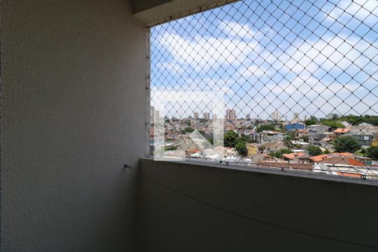 Sacada da Sala de apartamento para alugar com 2 quartos, 53m² em Vila Alpina, Santo André