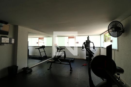 Área Comum - Academia de apartamento para alugar com 2 quartos, 53m² em Vila Alpina, Santo André