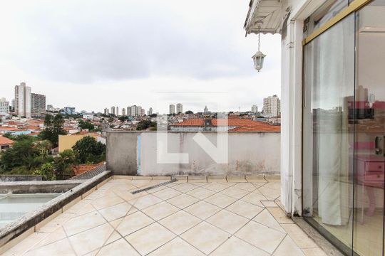 Varanda da Suíte 1 de casa para alugar com 4 quartos, 500m² em Vila Prudente, São Paulo