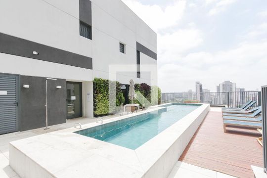 Area comum de kitnet/studio à venda com 1 quarto, 24m² em Brooklin Paulista, São Paulo