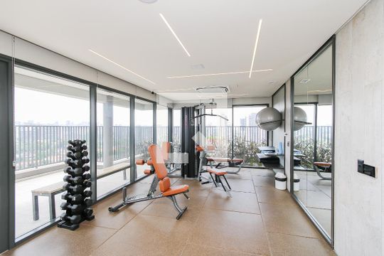 Area comum  de kitnet/studio para alugar com 1 quarto, 24m² em Brooklin Paulista, São Paulo