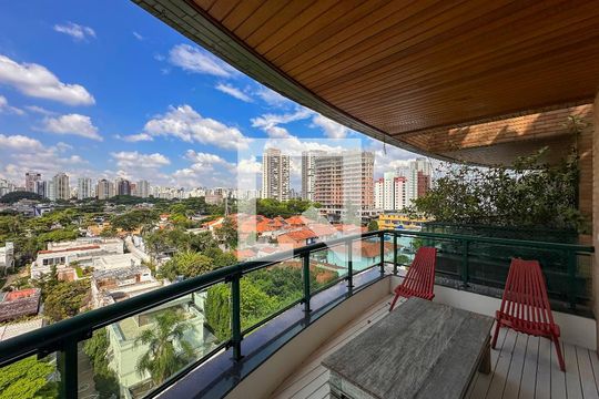 Sacada de apartamento à venda com 2 quartos, 340m² em Brooklin, São Paulo